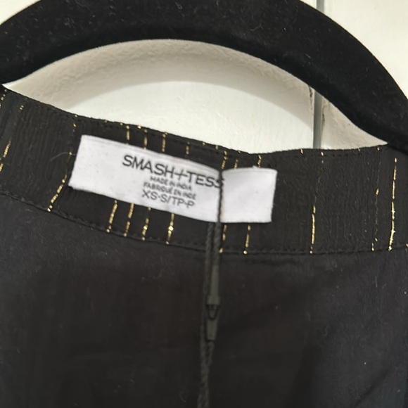 BNWT Smash and Tess Iskra Showstopper Metallic Stripe Dress - Picture 9 of 12